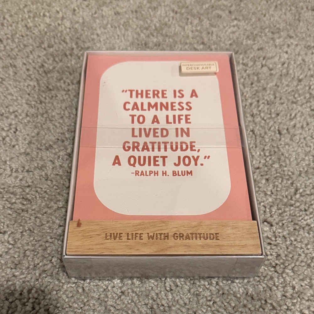 Eccolo Inspiration Card Set- Live Life with Gratitude